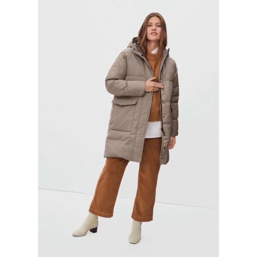 Everlane ReNew Long Puffer Women S Burnt Sugar Cozy Minimalist Gorpcore